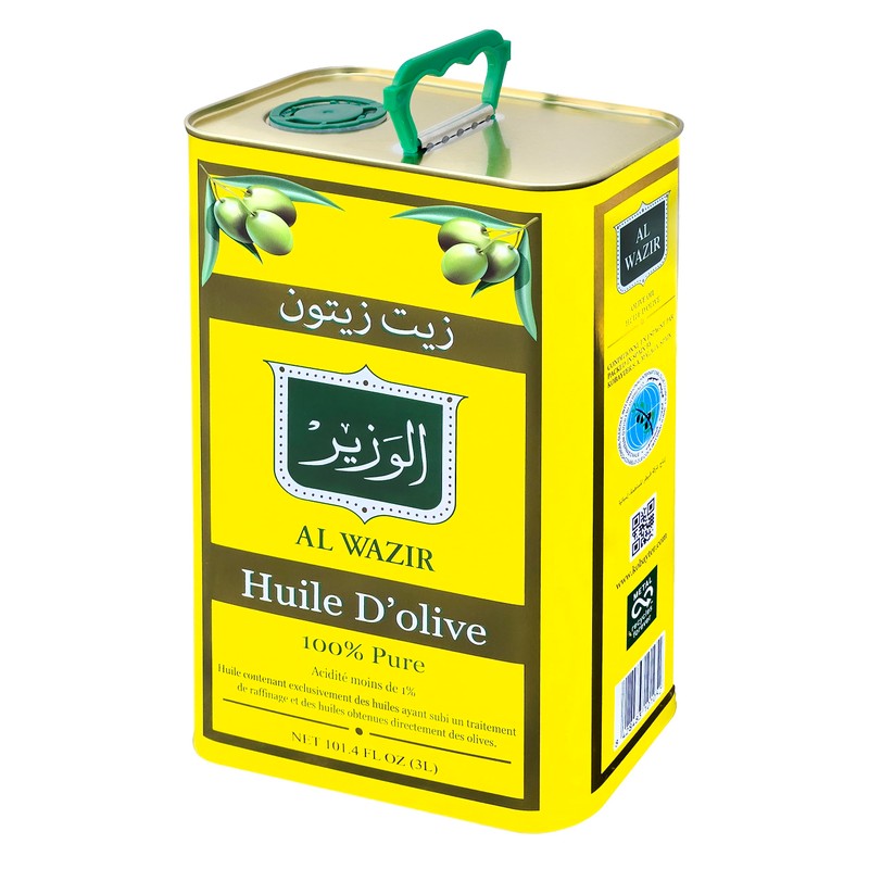 Al Wazir Olive Oil, 101.4 FL OZ (3L) Metal Tin