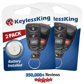 KeylessKing* 2 Keyless Remote Car Key for 2011 2012 2013 2014 2015 Hyundai Sonata OSLOKA-950T