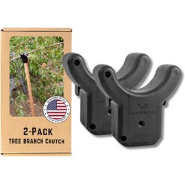 Tree Crutches (2-Pack) - Durable Support for Fruit Tree Branches - Prevents Breakage from Heavy Fruit or Snow - Fits 2x2 Lumber, T-Bar, Stakes & More - Pole Not Included