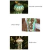4PCS Glass Pearl Jellyfish Pendant Xmas Tree Hanging Ornaments for