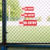 Standard Plus No Re-Entry Wall or Door Sign | Office