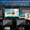 Carpuride Double Din Car Stereo with CarPlay and Android Auto
