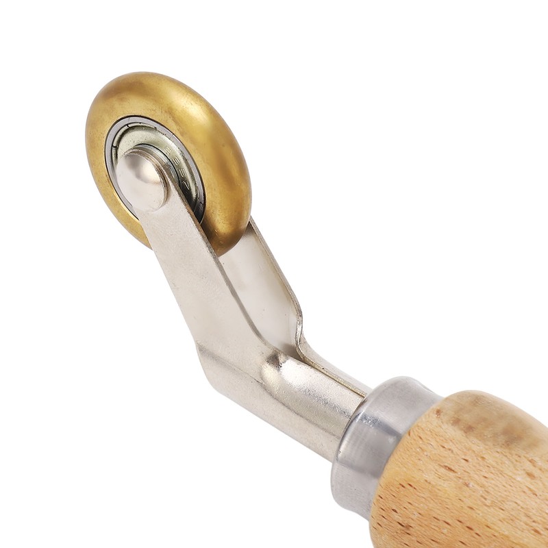 Double End Seam Roller High Temperature Resistant Silicone Wheel Brass
