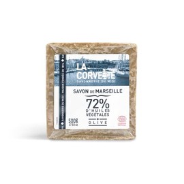 La Corvette Cube de Savon de Marseille Olive Ecocert Film 500 g