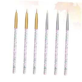 minkissy Professional Nail Art Tools Kit Pcs Nail Painting Pen Sequined Brush Set Silver Gold Rods