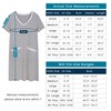 WiWi Soft Bamboo Viscose Nightgown for Women Short Sleeve Sleep