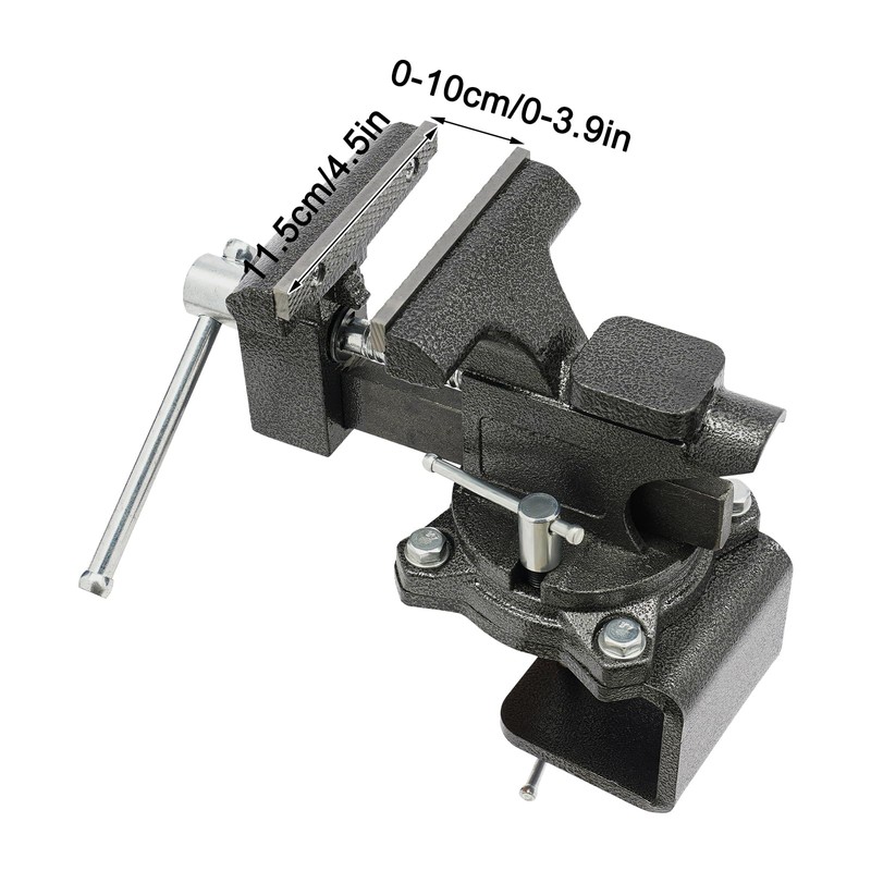Bench Vise, 4.5 Inch Heavy Duty Table Vise For Workbench,