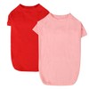 Spajoy Dog Shirts 2pcs Blank Shirts Soft for Small Medium