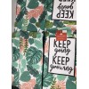 Ritz 2 SAME PRINTED DUAL KITCHEN TOWELS (16"x26") LEAVES,KEEP GOING,KEEP
