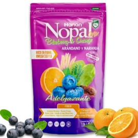Hanan Arándano y Naranja 100% Natural Nopal, Blueberry & Orange Mix for Vit C & Fiber