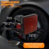 HZEL Trailer Hitch Receiver Cover with 15 LED Brake Lights,