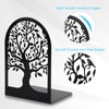 HappyHapi Book Ends, Metal Bookends for Shelves Decorative, Tree Stopper
