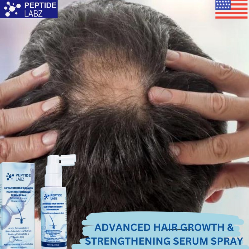 Peptide Labz Hair Growth Serum Spray with Acetyl Tetrapeptide-3