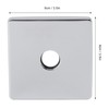 Shower Arm Flange, Rustproof Uiniversal 3.5 Inch Decorative Square Shower