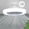 Luz de ventilador de techo, 85‑265V Ventilador de araña silencioso