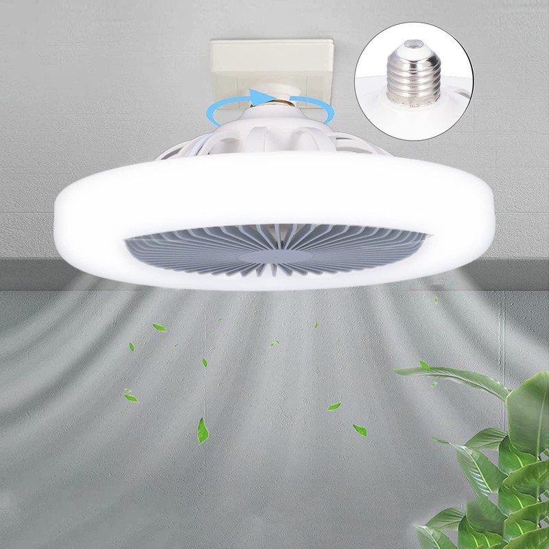 Luz de ventilador de techo, 85‑265V Ventilador de araña silencioso