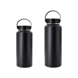 Hydro Mate Insulated Stainless Steel Water Bottle (Black, 1200ml) - Double Wall Vacuum Insulated, Long Hours Temperature Retention, Anti-Sweat, BPA-Free Lid, Durable Powder Coating