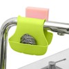 2 Pack Sponge Holder for Double-Sink, FineGood Saddle Caddy Brush