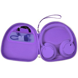PAIYULE Case Compatible with Sony WH-CH720N WH-CH520 WH-1000XM4 Noise Canceling Wireless Headphones Bluetooth Over The Ear Headset, Carrying Storage for JBL Tune 720BT 510BT (Box Only) (Purple)