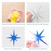 ELANE 100 Pcs Acrylic Mirror Wall Stickers, Star Decor for