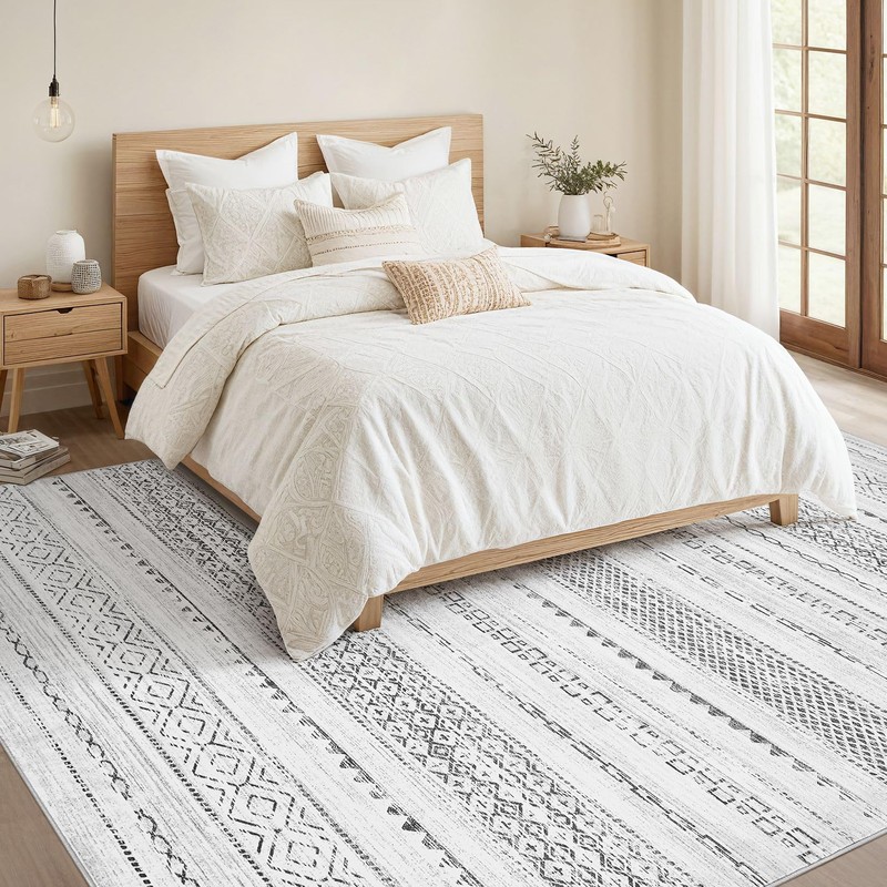 Area Rug Living Room Rugs: 5x7 Large Soft Machine Washable