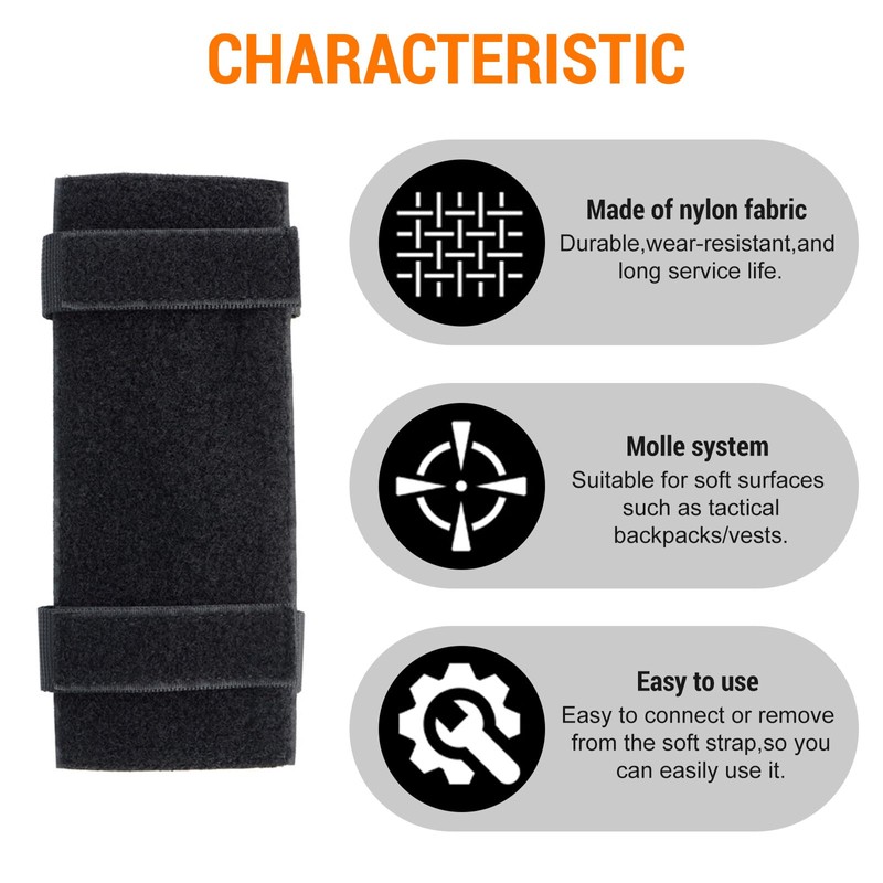 Molle Patch Panel, Tactical Morale Velcro Patches Board Holder, Badge
