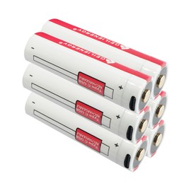 XUNTU Rechargeable 3.7V Battery Compatible for Streamlight SL-B26 22104, Streamlight X Series Flashlights (6 Count)