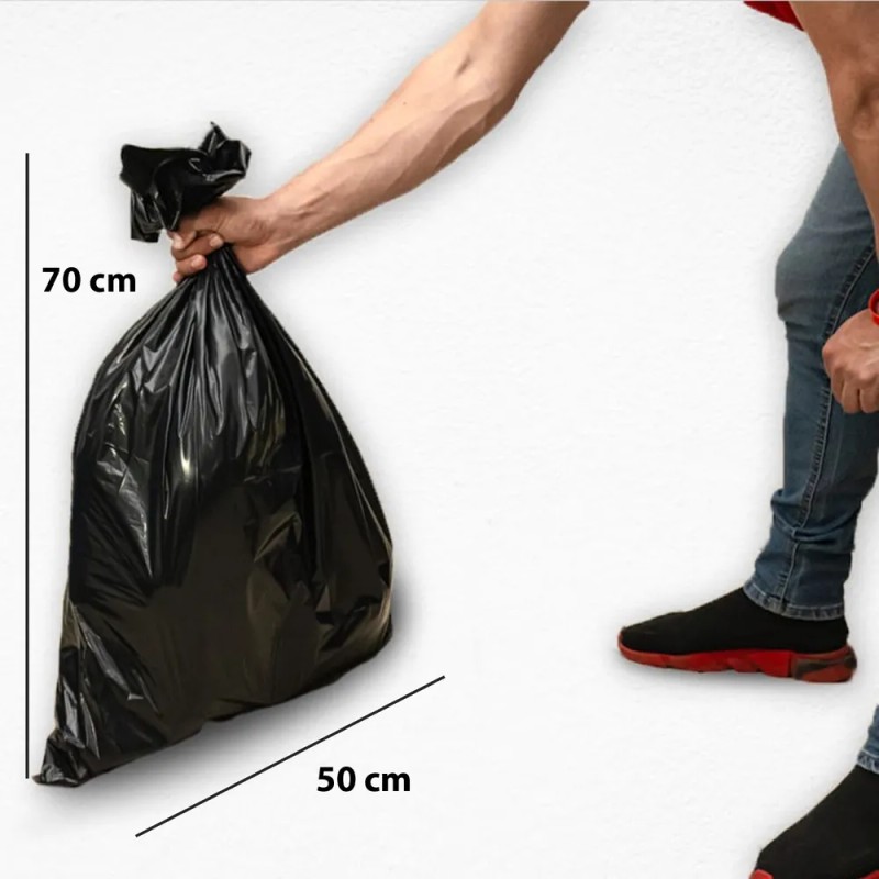 34 Bolsas Para Basura 50x70 El Azabache (1 Kg Aprox)