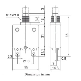 Philmore B7025, 25 Amp Pushbutton Circuit Breaker~ Zing Ear ZE-700-25 25A