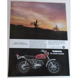 Unbranded 1970 YAMAHA DT1C 250 DT1 ENDURO SALES AD