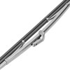 12in/30.48cm Front Windshield Wiper Blades Stainless Steel Polished Silver Universal