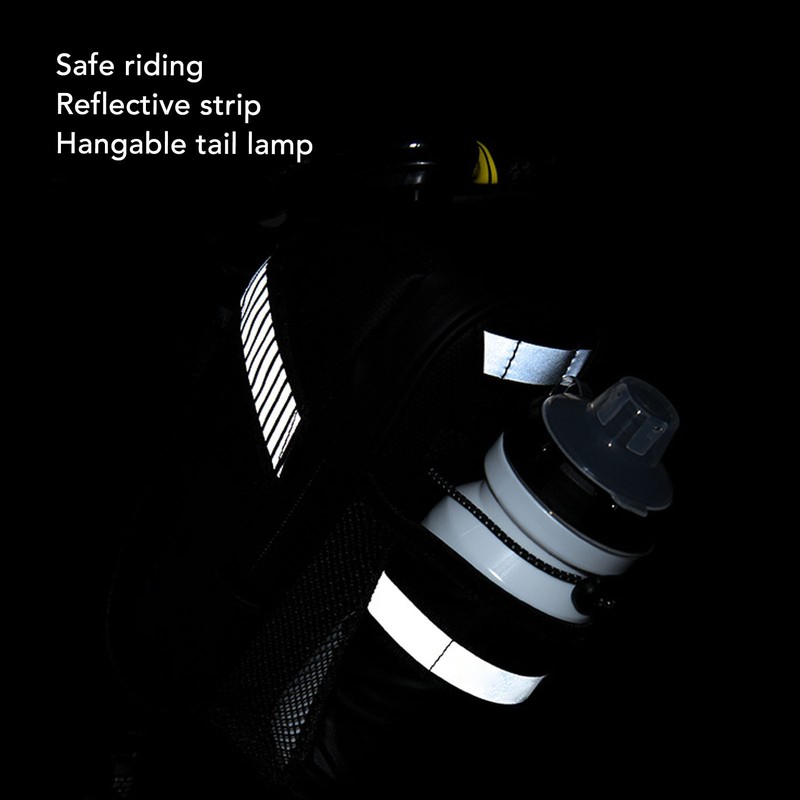 Bike Saddle Bag Waterproof Large Space Polyester PU Bike Under