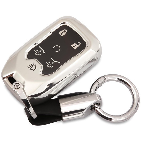LIANGYM Key Fob Cover, Keychain, TPU Key Case, Compatible with