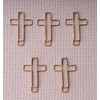 SOWAKA 30 Pcs Cross Bookmarks Metal 3.4 x 2.3 cm