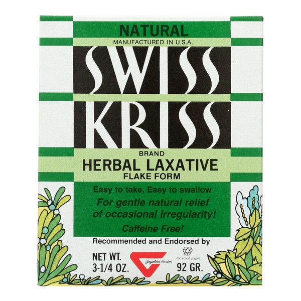Modern Products Swiss Kriss Herbal Laxative Flakes, 3.25 Oz