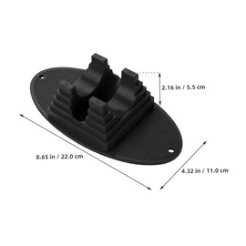 Sosoport 4pcs Wheeled Scooter Stand Black Storage Base for Pro Kick Scooters Easy Installation Versatile Support Organizes and Protects Wheels