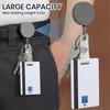 Heavy Duty Badge Reels 3 Pcs Retractable Badge Holder,Metal Badge