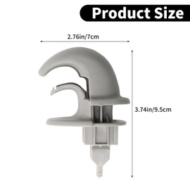 Hoypeyfiy 5HT25TL2AD Interior Coat Hook Clothes Hanger Replacement for Dodge Ram 1500 2500 3500 5HT25TL2AD 5HT25TL2AB 2 Pack