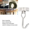 6Pcs Swing Magnetic Hook Set No Drilling Need Decorative Beautiful