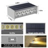 T-SUN Solar Step Light Outdoor, 6 Pack Solar Stair Light,