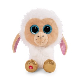 NICI Glubschis 48681 Cuddly Toy Sheep Wollon Green 15 cm White