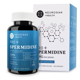 Neurogan Spermidine PRO Supplement Capsules - 50mg Per Serving, 60-Day Supply - Enhanced Absorption for Cellular Function, Healthy Aging - Wheat Germ Extract, Spermidine Supplements for Men & Women