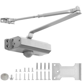 Automatic Garage Door Closer – HBL’ Adjustable Closing & Latching Speed, Durable Sprayed Aluminum, Easy Installation, Also Ideal for Commercial Use.