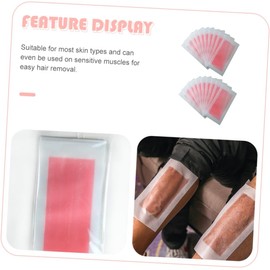 Tiras de Cera Depilatoria para Todo el Cuerpo, Papel Encerado No Tejido, 20 Piezas, para Depilar Extremidades y Axilas, Bandas Depilatorias Unisex, Uso en Piel Sensible y Facial