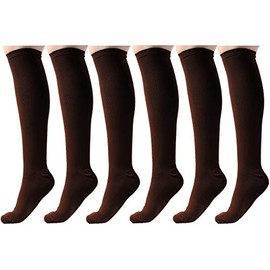 Tarusky Compression Socks For Women and Men - Best for Sports, Running, Athletic, Medical, Varicose Veins, Travel, Nurses, Pregnancy, Yoga, Gym. (Brown, "Large/X-Large")