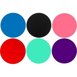 100 Laser Cut Color Acrylic Blank Round Discs Smooth Edge Plexiglass Circles 1/8 inch (3 mm) DIY Crafts Keychains Pendants Jewelry Gift Tags (Pink, 6")