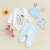 CocMouse Infant Baby Easter Jumpsuit Set Long Sleeve Romper Bodysuit