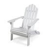 Christopher Knight Home 305373 Cara Outdoor Foldable Acacia Wood Adirondack Chair, White Finish