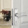 Stahlia Handle set, long plate, renovation set, brushed stainless steel,