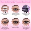 Lash Clusters Kit 3 Boxes 1925Pcs Wispy Eyelash Clusters 30D-150D/Bottom/Spiky